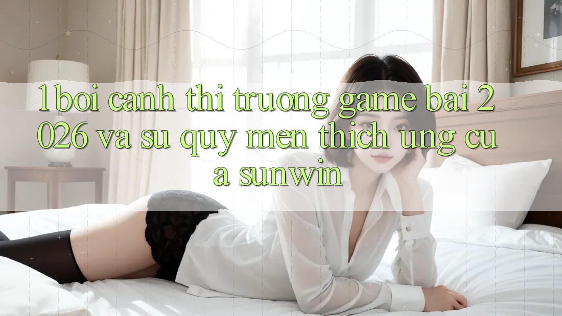 1. Bối Cảnh Thị Trường Game Bài 2026 Và Sự Quý mến thích Ứng Của Sunwin