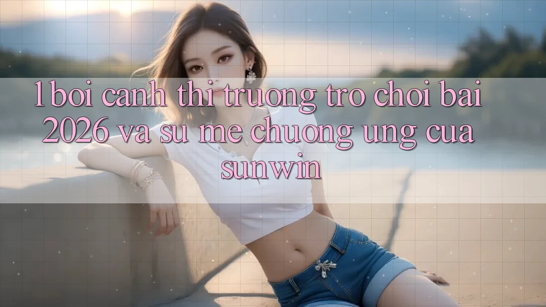 1. Bối Cảnh Thị Trường Trò chơi Bài 2026 Và Sự Mê chuộng Ứng Của Sunwin 1. Bối Cảnh Thị Trường Trò chơi Bài 2026 Và Sự Mê chuộng Ứng Của Sunwin