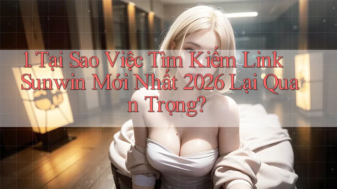 1. Tại Sao Việc Tìm Kiếm Link Sunwin Mới Nhất 2026 Lại Quan Trọng?