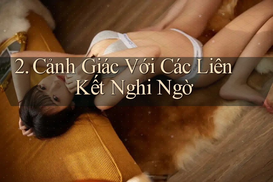 2. Cảnh Giác Với Các Liên Kết Nghi Ngờ 2. Cảnh Giác Với Các Liên Kết Nghi Ngờ