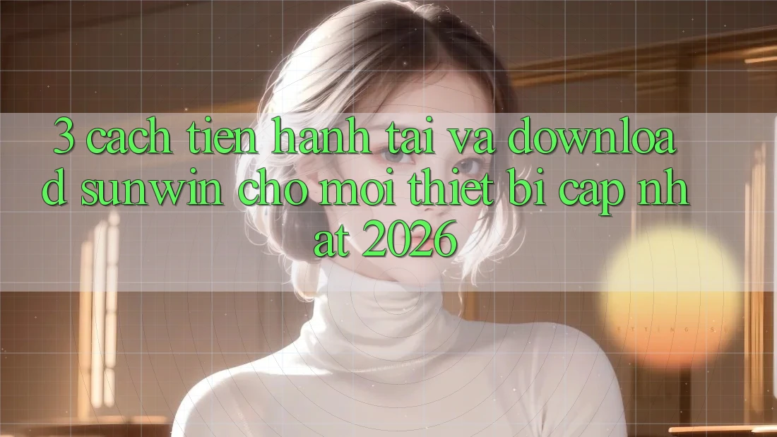 3. Cách tiến hành Tải Và Download Sunwin Cho Mọi Thiết Bị (Cập Nhật 2026)