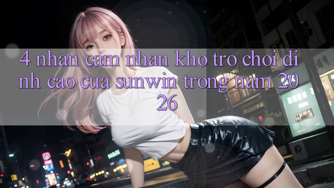 4. Nhận cảm nhận Kho Trò chơi Đỉnh Cao Của Sunwin Trong Năm 2026