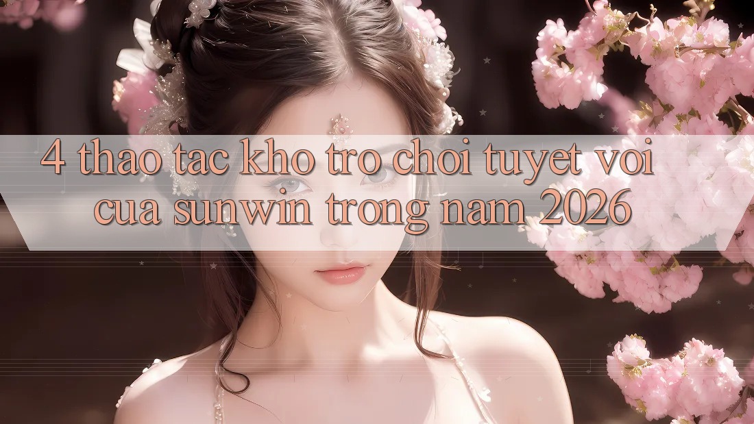 4. Thao tác Kho Trò chơi Tuyệt vời Của Sunwin Trong Năm 2026