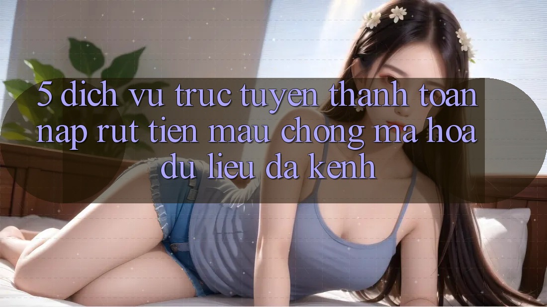 5. Dịch vụ trực tuyến Thanh toán Nạp Rút Tiền: Mau chóng, Mã hóa dữ liệu, Đa Kênh