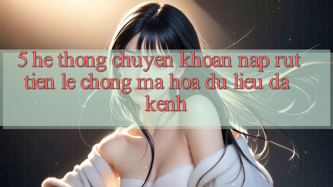5. Hệ Thống Chuyển khoản Nạp Rút Tiền: Lẹ Chóng, Mã hóa dữ liệu, Đa Kênh 5. Hệ Thống Chuyển khoản Nạp Rút Tiền: Lẹ Chóng, Mã hóa dữ liệu, Đa Kênh