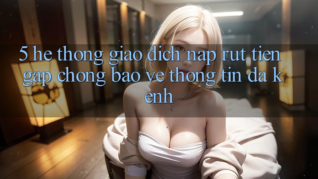 5. Hệ Thống Giao Dịch Nạp Rút Tiền: Gấp chóng, Bảo vệ thông tin, Đa Kênh