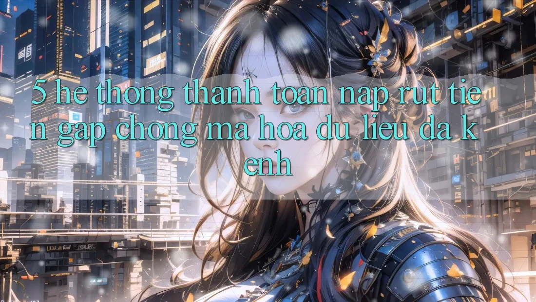 5. Hệ Thống Thanh toán Nạp Rút Tiền: Gấp Chóng, Mã hóa dữ liệu, Đa Kênh 5. Hệ Thống Thanh toán Nạp Rút Tiền: Gấp Chóng, Mã hóa dữ liệu, Đa Kênh