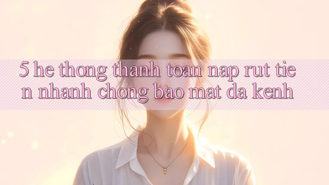 5. Hệ Thống Thanh toán Nạp Rút Tiền: Nhanh chóng, Bảo Mật, Đa Kênh 5. Hệ Thống Thanh toán Nạp Rút Tiền: Nhanh chóng, Bảo Mật, Đa Kênh