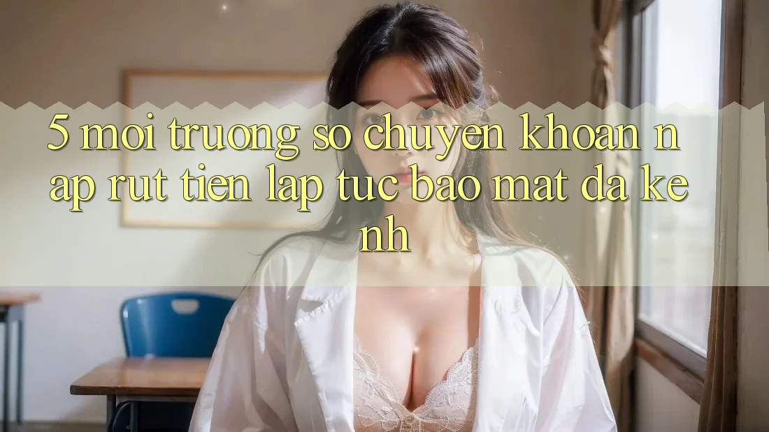 5. Môi trường số Chuyển khoản Nạp Rút Tiền: Lập tức, Bảo Mật, Đa Kênh 5. Môi trường số Chuyển khoản Nạp Rút Tiền: Lập tức, Bảo Mật, Đa Kênh