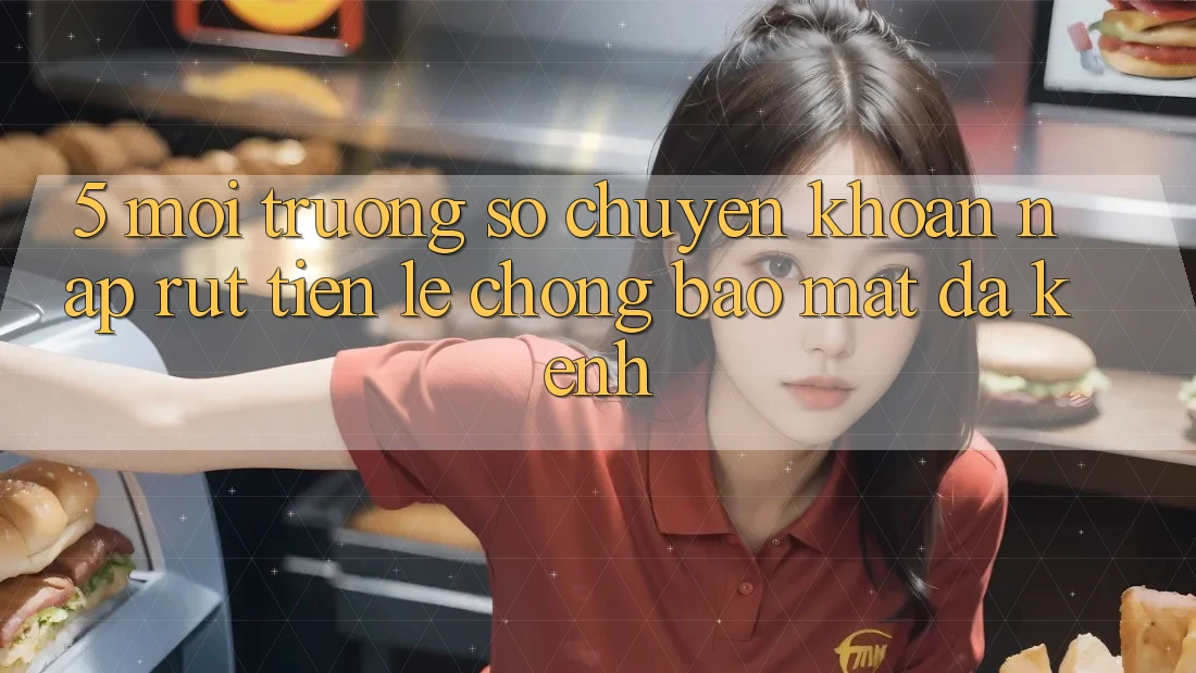 5. Môi trường số Chuyển khoản Nạp Rút Tiền: Lẹ Chóng, Bảo Mật, Đa Kênh