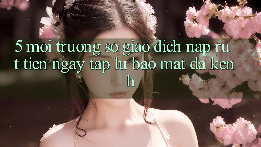 5. Môi trường số Giao Dịch Nạp Rút Tiền: Ngay tắp lự, Bảo Mật, Đa Kênh