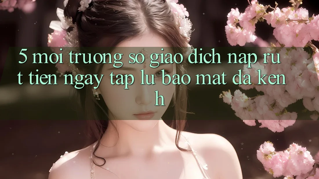 5. Môi trường số Giao Dịch Nạp Rút Tiền: Ngay tắp lự, Bảo Mật, Đa Kênh