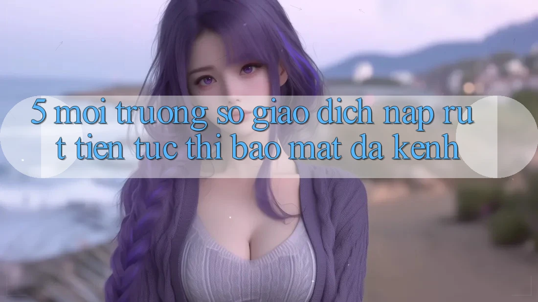5. Môi trường số Giao Dịch Nạp Rút Tiền: Tức thì, Bảo Mật, Đa Kênh