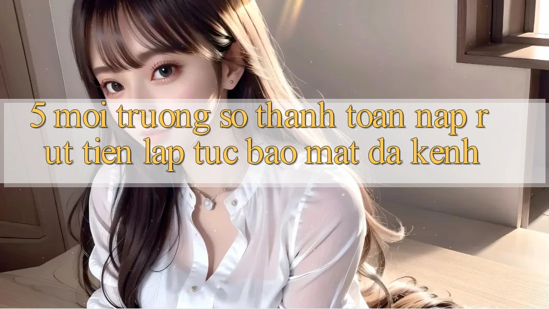 5. Môi trường số Thanh toán Nạp Rút Tiền: Lập tức, Bảo Mật, Đa Kênh