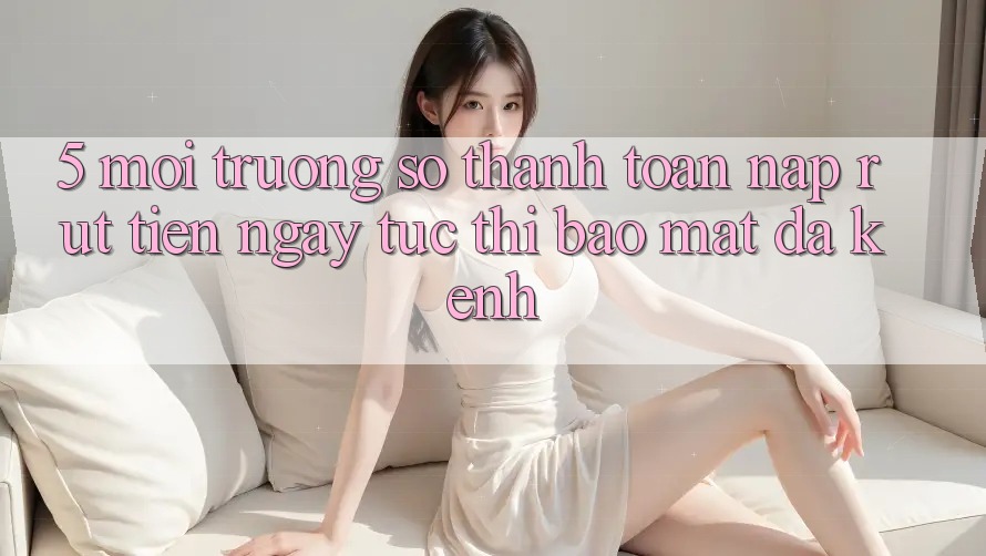 5. Môi trường số Thanh toán Nạp Rút Tiền: Ngay tức thì, Bảo Mật, Đa Kênh 5. Môi trường số Thanh toán Nạp Rút Tiền: Ngay tức thì, Bảo Mật, Đa Kênh