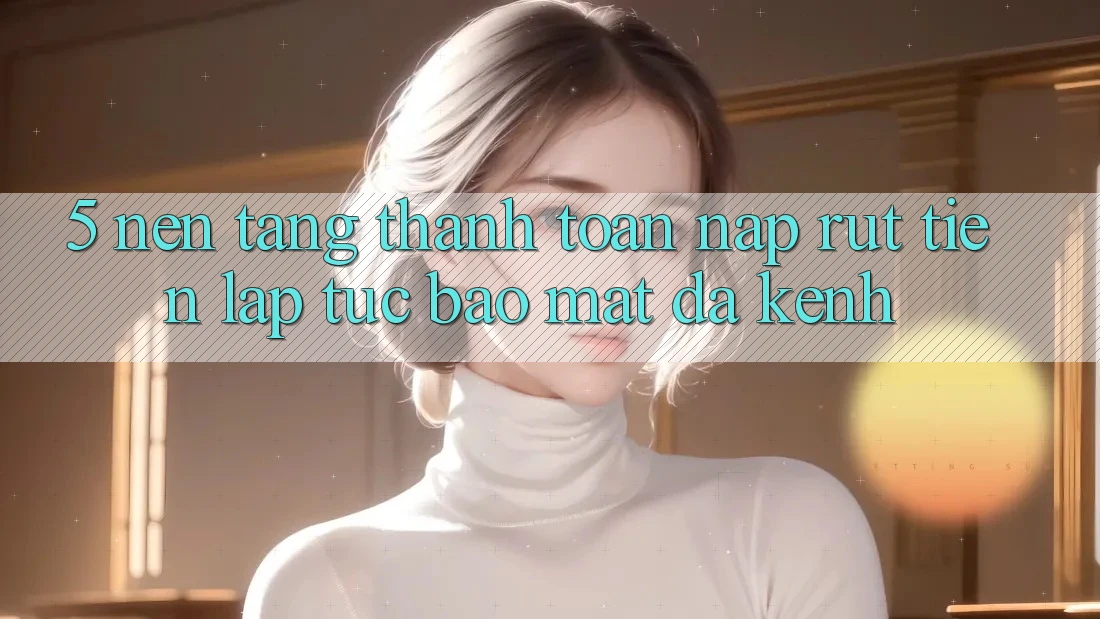 5. Nền tảng Thanh toán Nạp Rút Tiền: Lập tức, Bảo Mật, Đa Kênh