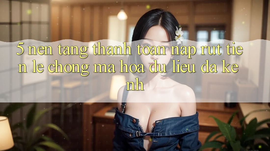 5. Nền tảng Thanh toán Nạp Rút Tiền: Lẹ Chóng, Mã hóa dữ liệu, Đa Kênh