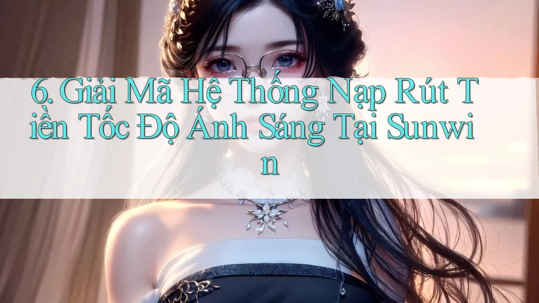 6. Giải Mã Hệ Thống Nạp Rút Tiền Tốc Độ Ánh Sáng Tại Sunwin