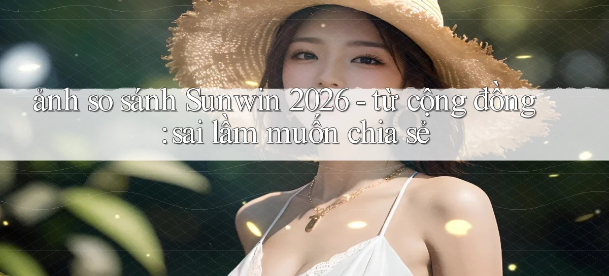 ảnh so sánh Sunwin 2026   từ cộng đồng sai lầm muốn chia sẻ