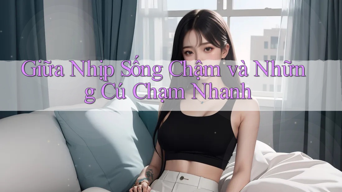Giữa Nhịp Sống Chậm và Những Cú Chạm Nhanh Giữa Nhịp Sống Chậm và Những Cú Chạm Nhanh