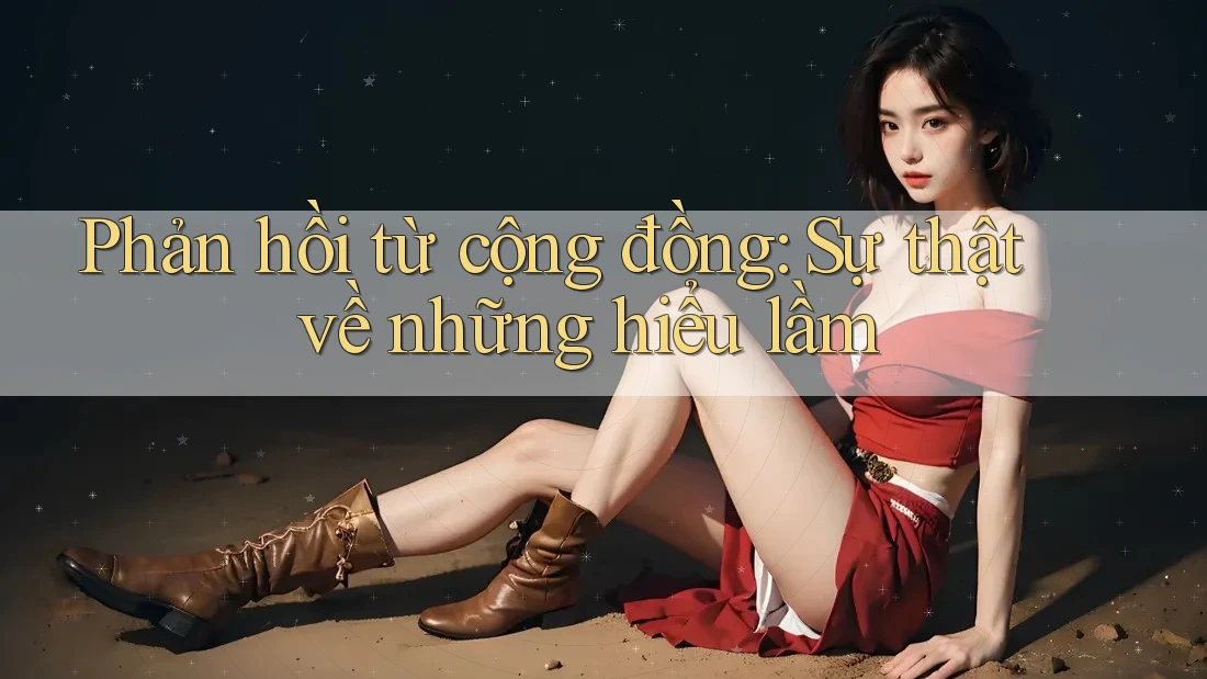 Phản hồi từ cộng đồng: Sự thật về những hiểu lầm