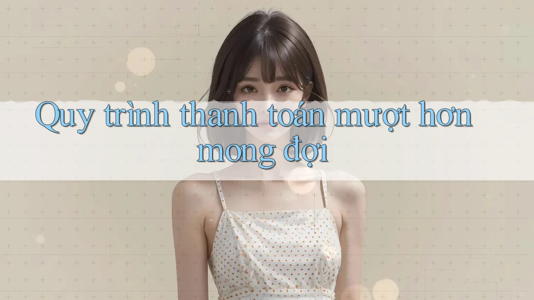 Quy trình thanh toán mượt hơn mong đợi Quy trình thanh toán mượt hơn mong đợi