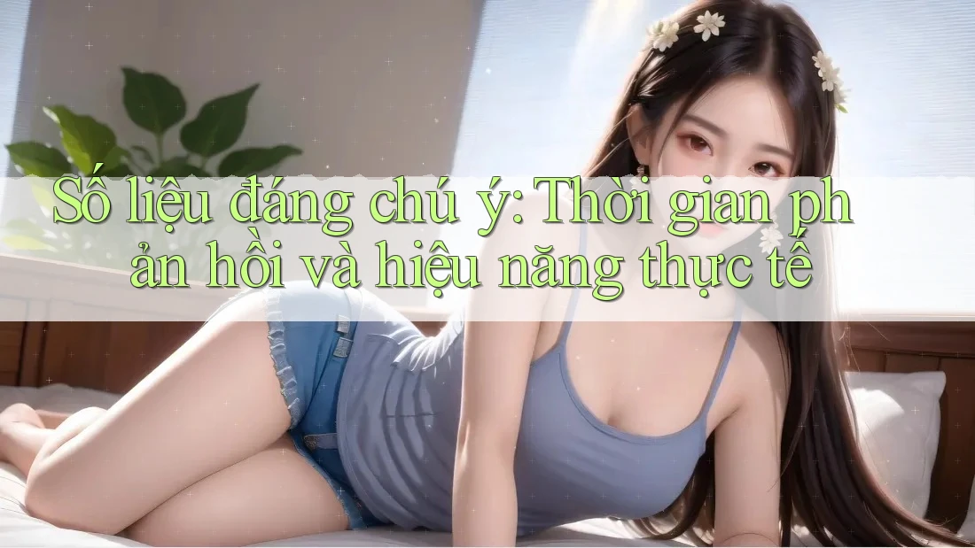 Số liệu đáng chú ý: Thời gian phản hồi và hiệu năng thực tế Số liệu đáng chú ý: Thời gian phản hồi và hiệu năng thực tế