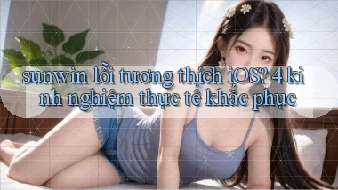 sunwin lỗi tương thích iOS 4 kinh nghiệm thực tế khắc phục