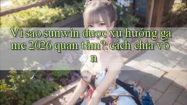 Vì sao sunwin được xu hướng game 2026 quan tâm cách chia vốn